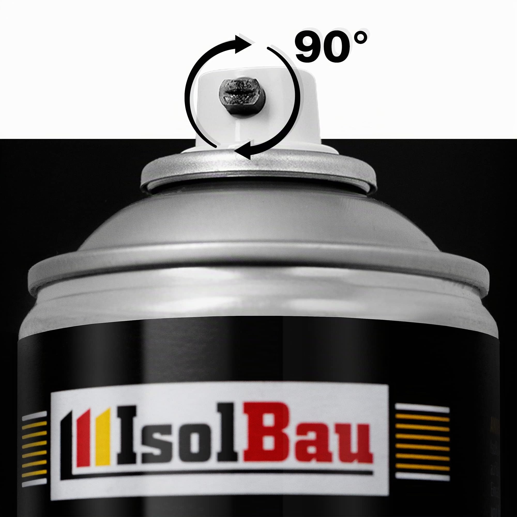 Isolbau Lot de 3 flacons de colle en spray 500 ml - Colle extra forte pour bricolage et industrie - Spray adhésif pour mousse, bois, tissu, cuir, feutre, etc