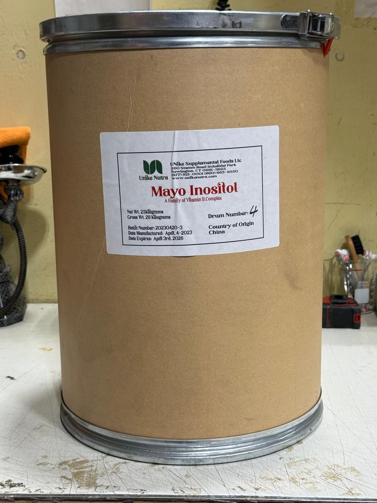 Super Inositol Dietary Supplement Inositol Vitamin B8 Powder for Hormonal Balance Fertility Ovarian Support Gluten Free Vegan 25