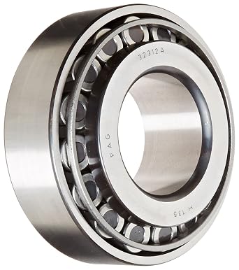FAG Bearings 32312A Tapered Roller Bearing Cone and Cup Set, Standard Tolerance, Metric, 60 mm ID, 130mm OD, 48.5mm Width