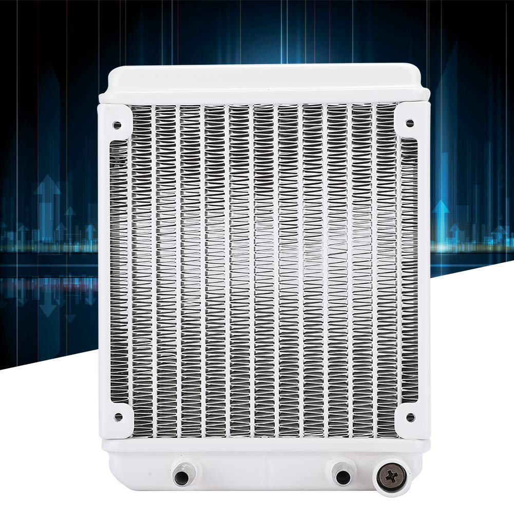 Radiatore di raffreddamento ad acqua da 120 mm (installazione facile, costruzione in alluminio di alta qualità) Dissipatore di raffreddamento ad acqua per di raffreddamento a