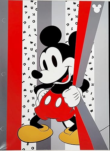 Miniatura 6 de Innovative Designs Mickey - Juego de 2 carpetas portafolios con 2 bolsillos, multicolor