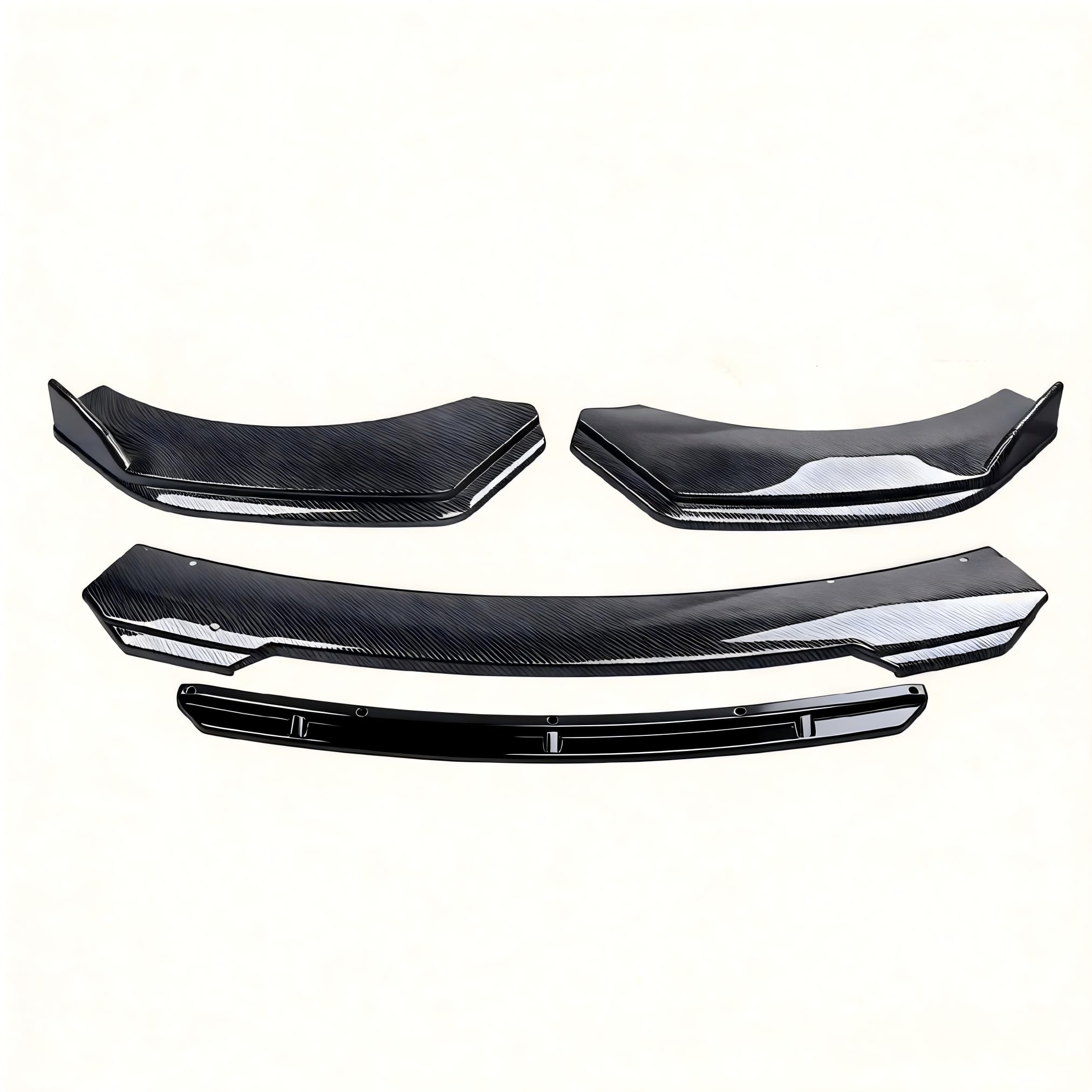 EDCTGHLO Front Lip Spoiler for Volkswagen Beetle (1997-2019) Car Aero Body Kit Performance Tuning Lower Bumper Valance Protector Sport Exterior Styling Auto Replacement Accessory