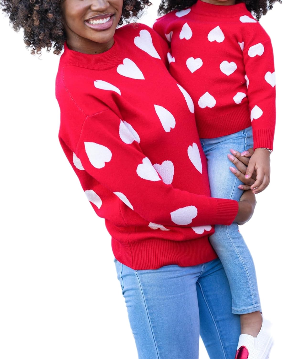 Sweter San Valentin MYBFYABO Suéteres A Juego Para Mamá Y Mí