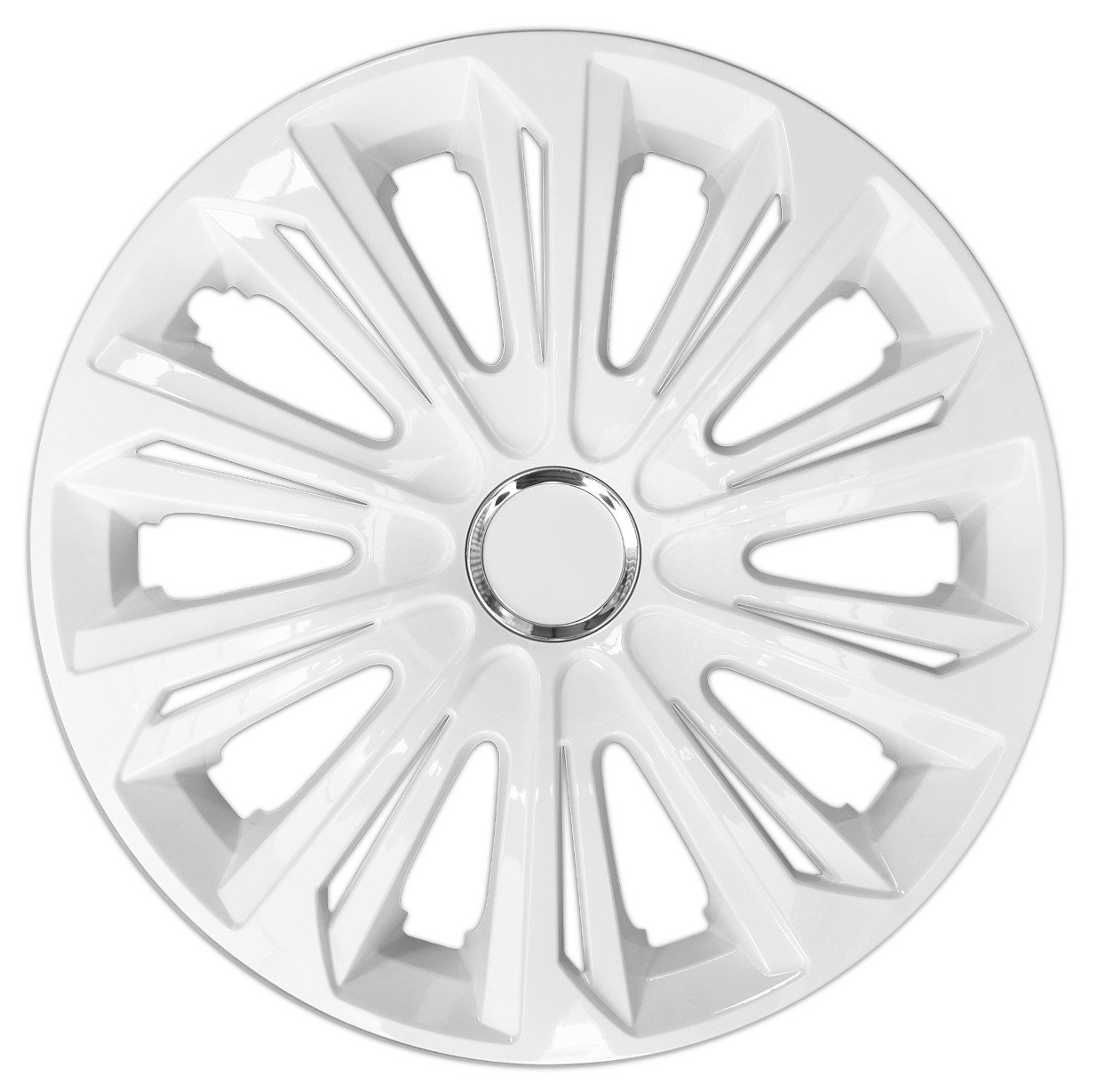 Copricerchi Strong bianco, 15 pollici, set da 4 pezzi