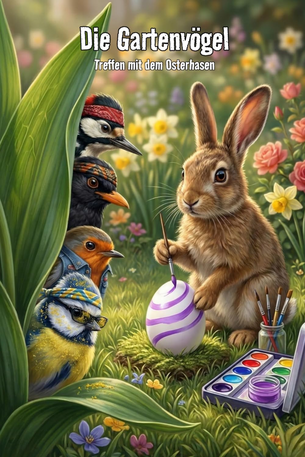Die Gartenvögel: Treffen mit dem Osterhasen