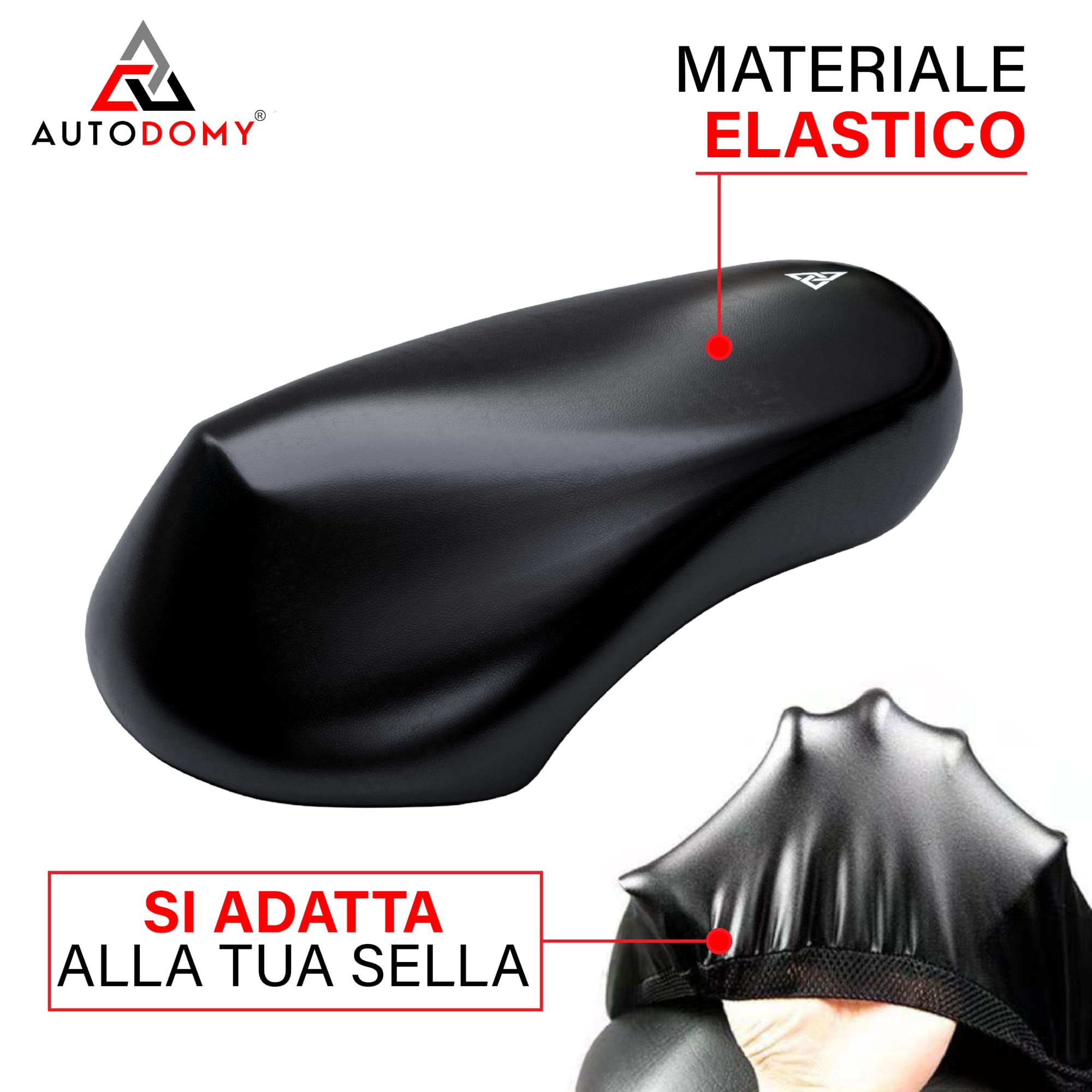 Autodomy Coprisella Moto Taglia XL per Selle da 90 a 110 cm | Coprisedile Moto Antiscivolo e Antigraffio | Coprisella Scooter Impermeabile e Universale | Protezione Pioggia e UV Cuscino Scooter