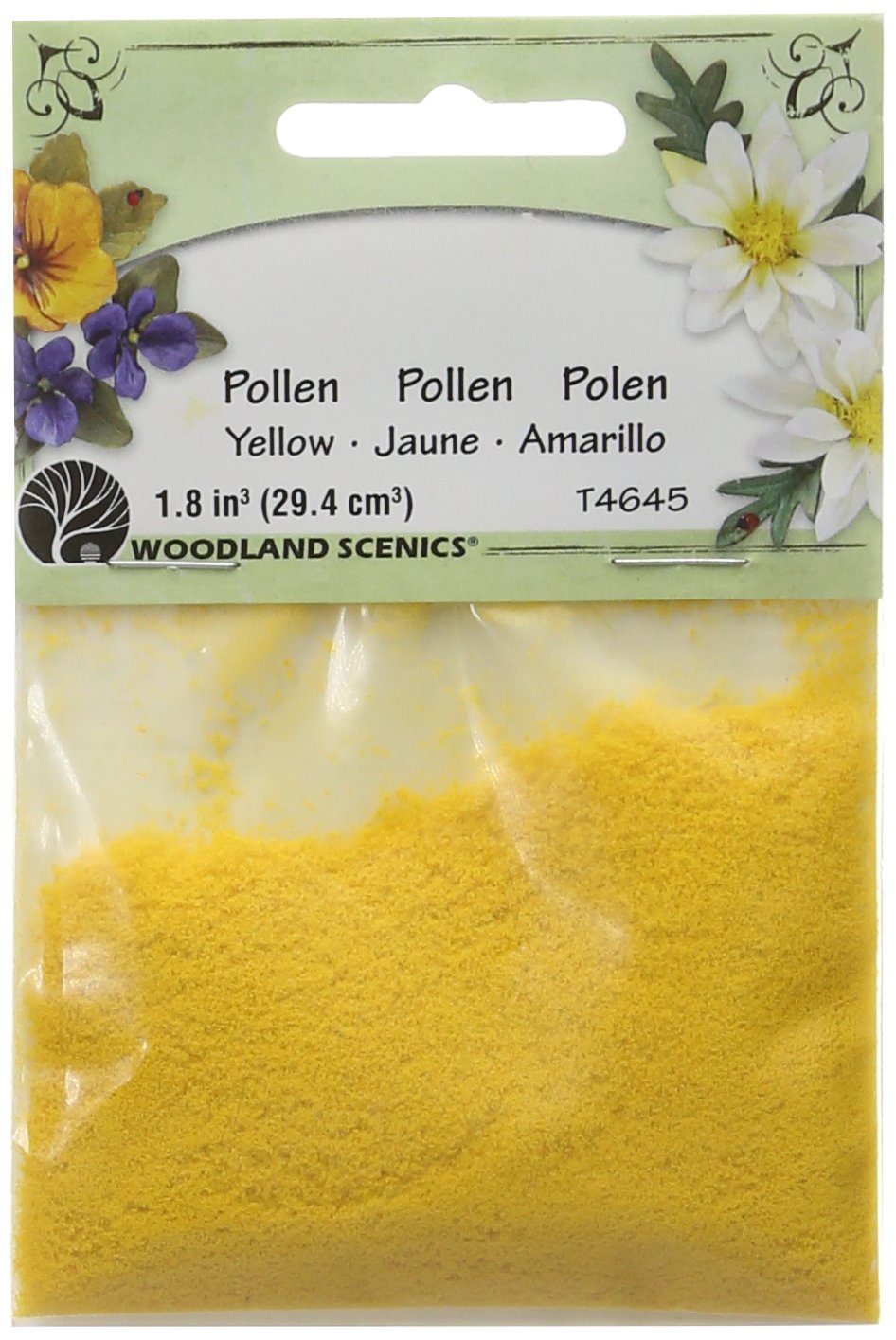 Woodland Scenics Yellow T46-45 Pollen, 1-Ounce,