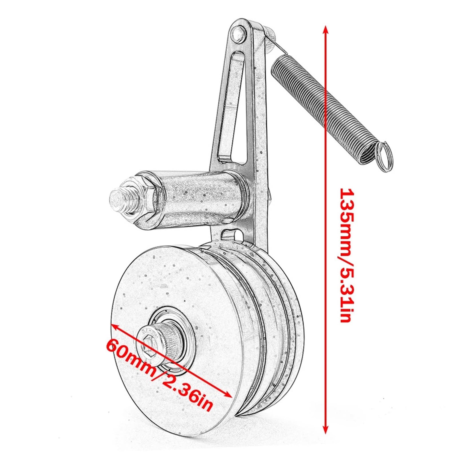 Tendicatena Distribuzione Ruote di Guida per tendicatena, puleggia, Rullo di Regolazione della Tensione della Catena, Strumenti Adatti per Honda Forza 750 X ADV 750 Tendicatena