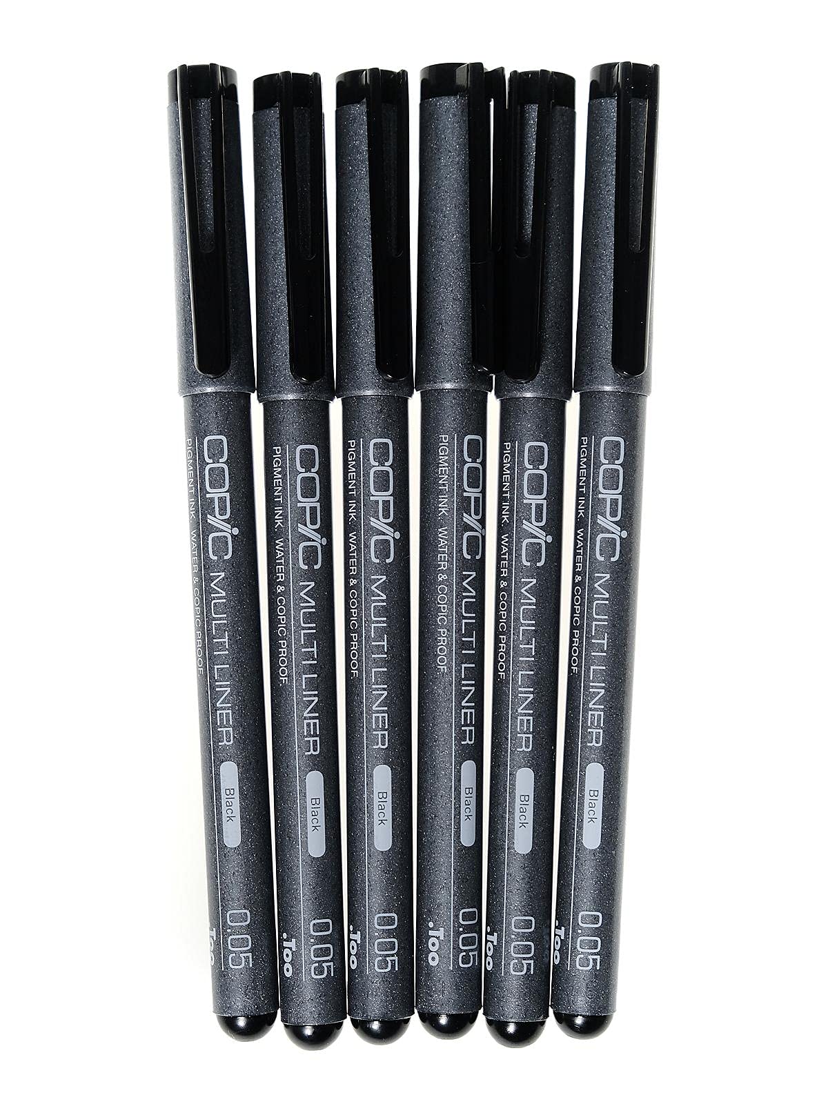 Copic Multiliners 0.05 Black [Pack of 6 ]