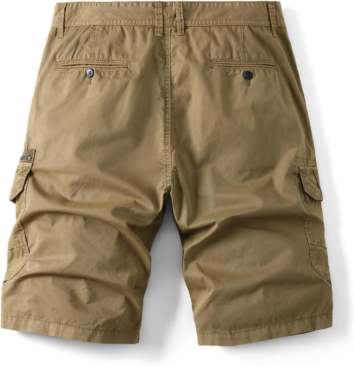 Men's Summer 5-Point Multi-Pocket Workwear Casual Mid-Length Beach Shorts
