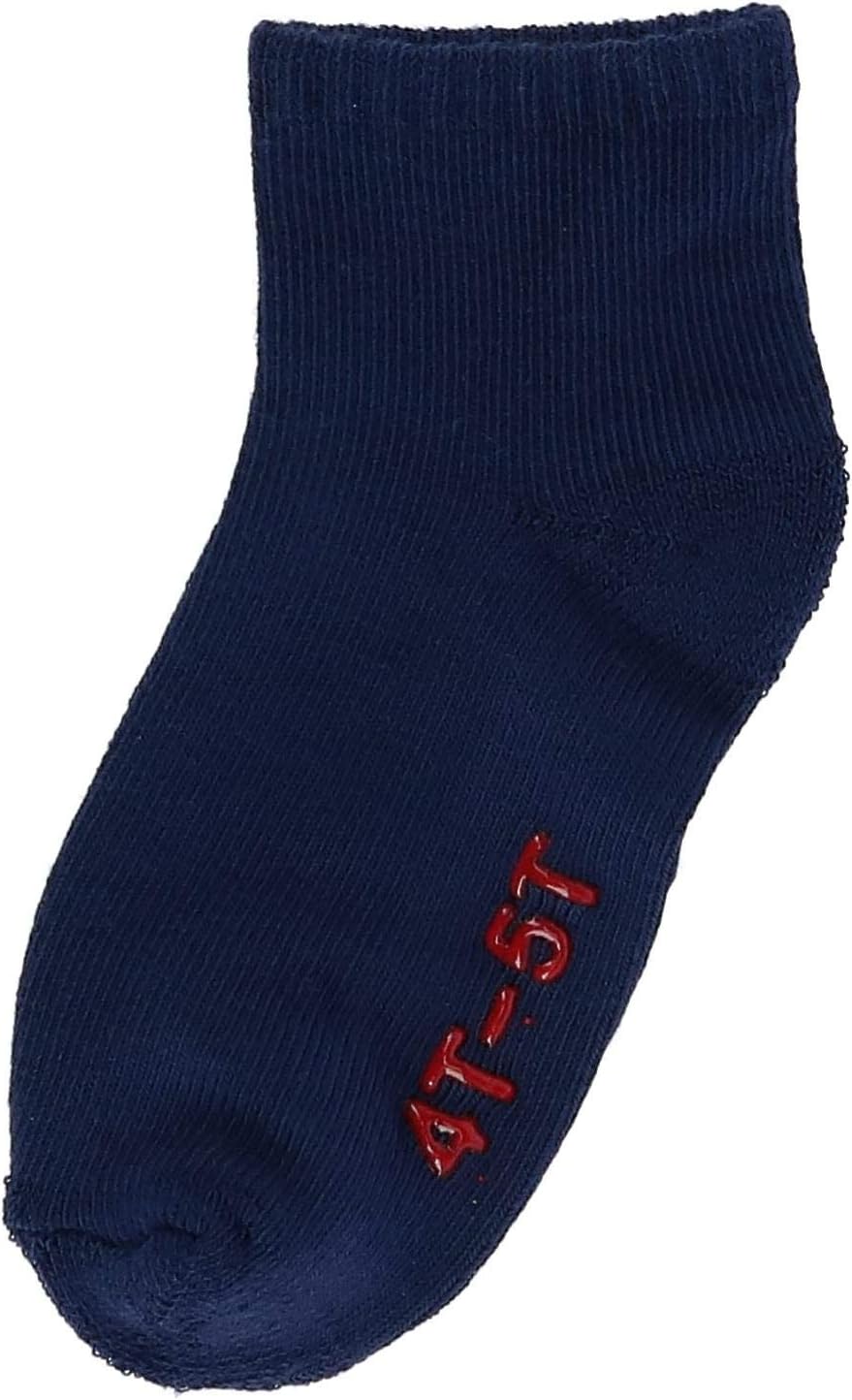 Hanes Boys' Toddler 6-Pack Non Skid EZ Sort Crew Socks