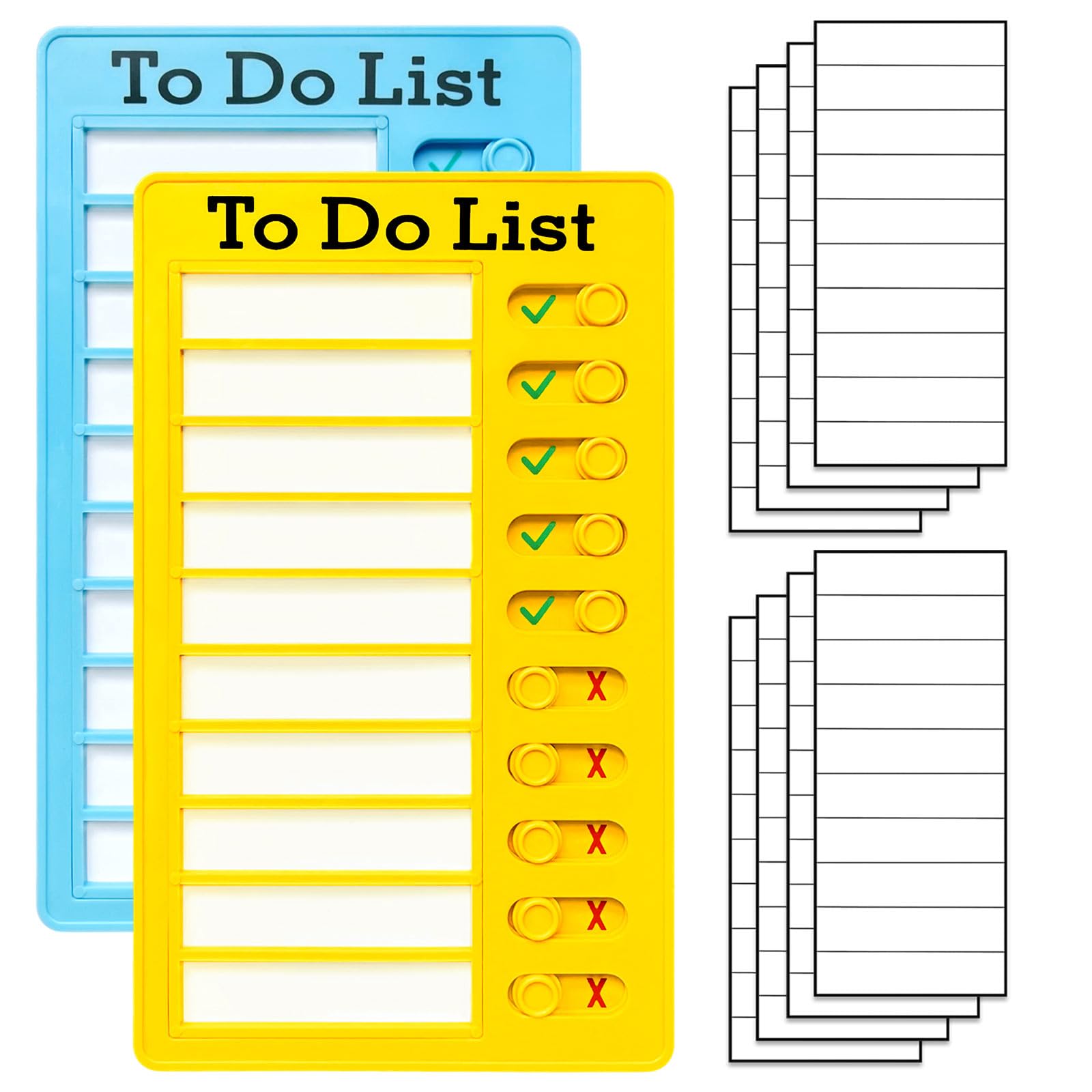 Lista de tareas reutilizable para niños con tablero de verificación extraíble 2