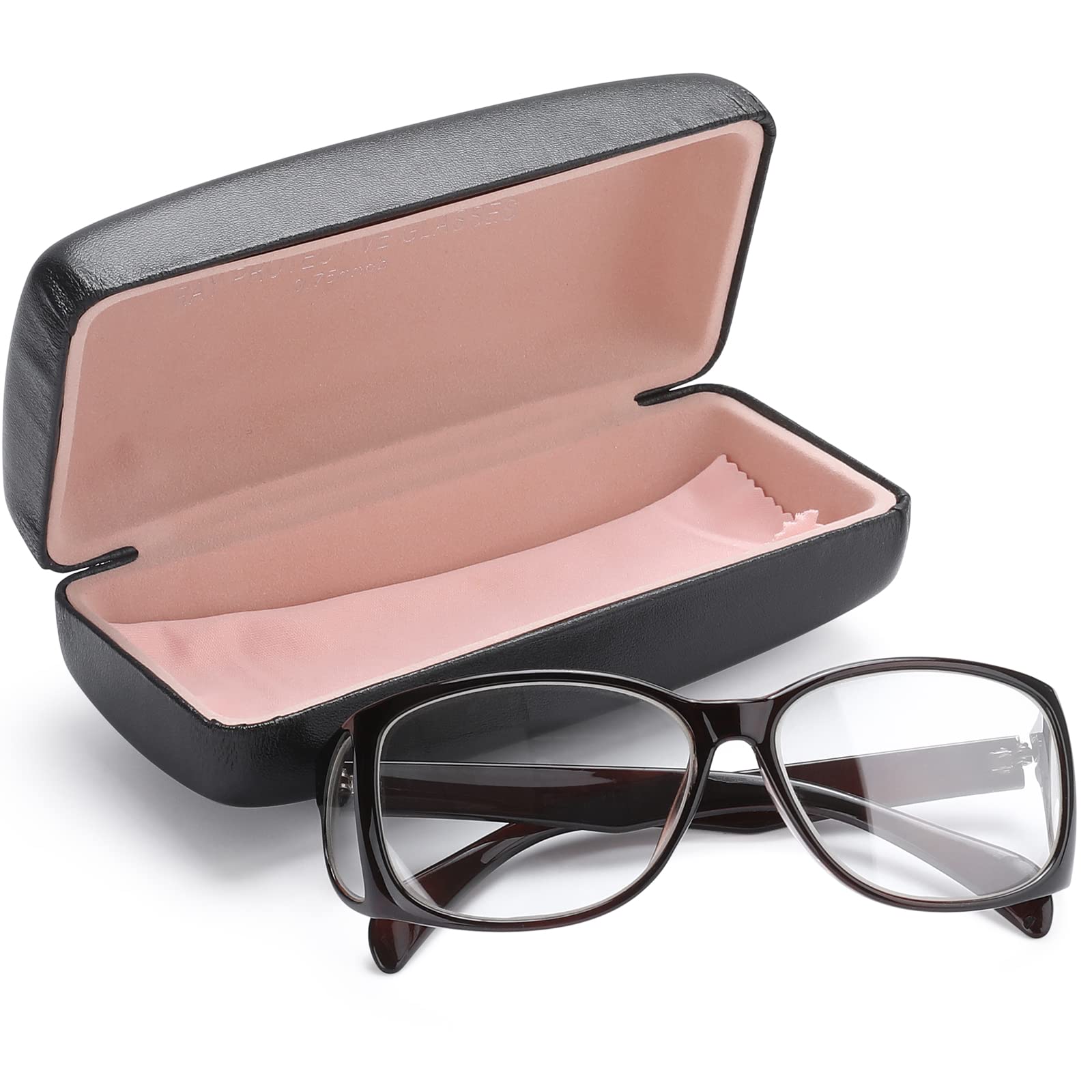 ANNWAH Lead Protection Glasses 0.75mmpb - X-ray Protection Glasses with Rim Guards Black Frame