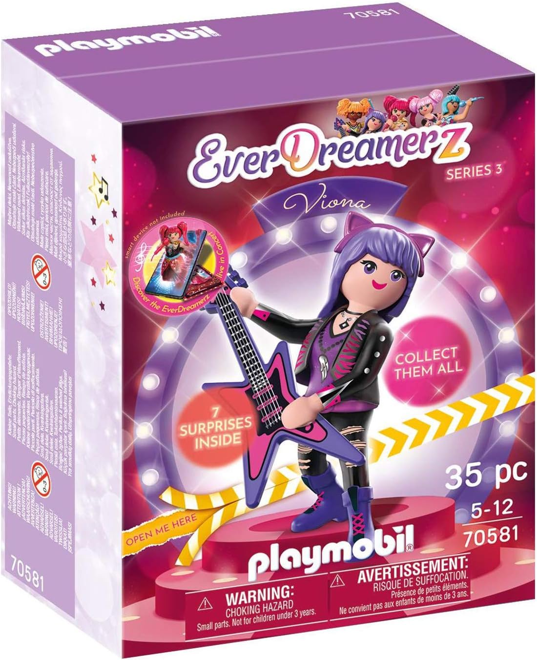 Playmobil 70581 EverDreamerz Viona - Music World, Fun Imaginative Role-Play, PlaySets Suitable for Children Ages 4+