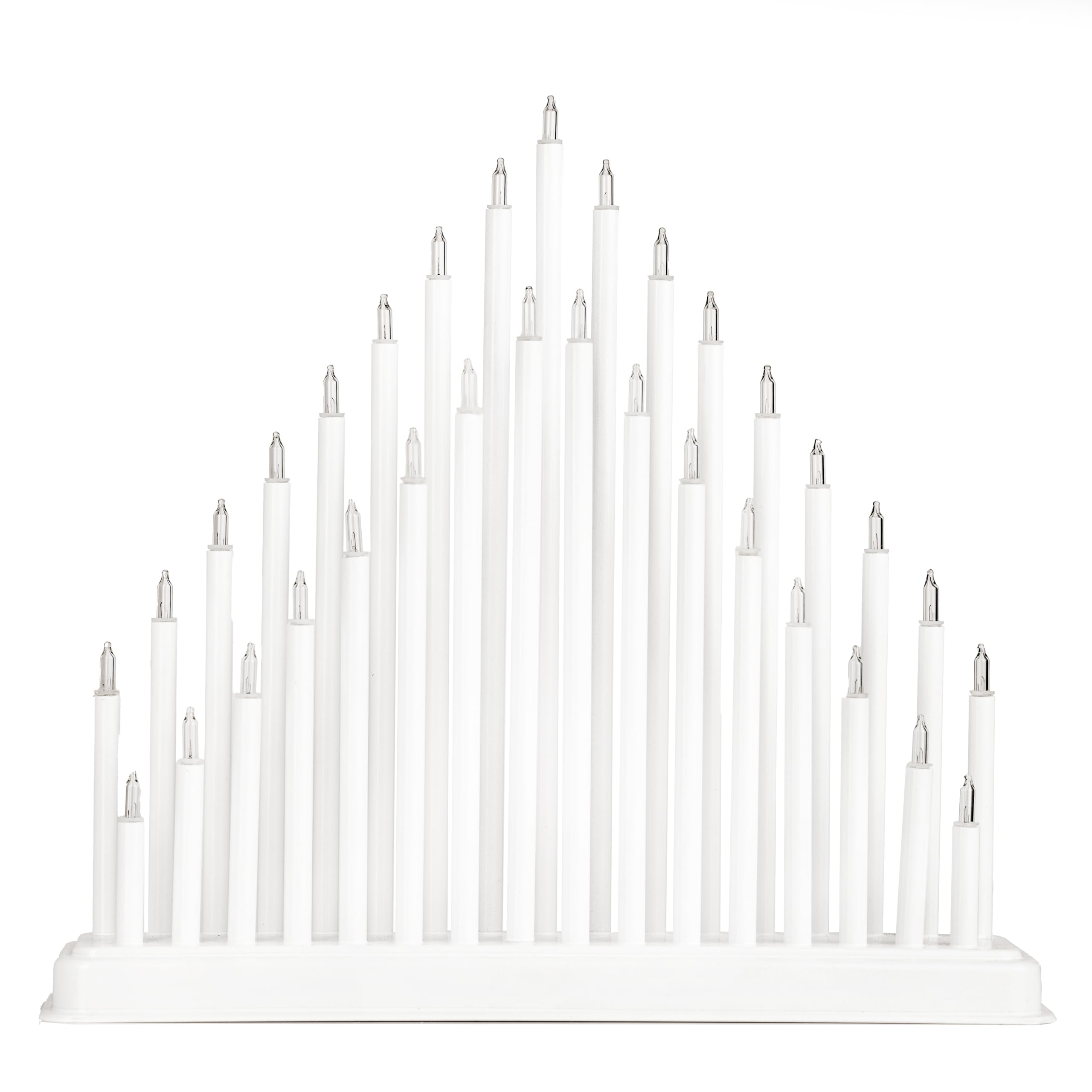 Puente De Velas De Navidad Iluminado – Arco Decorativo Con 33 Luces – Marco Paul – Imitación Tubo Para Ventana
