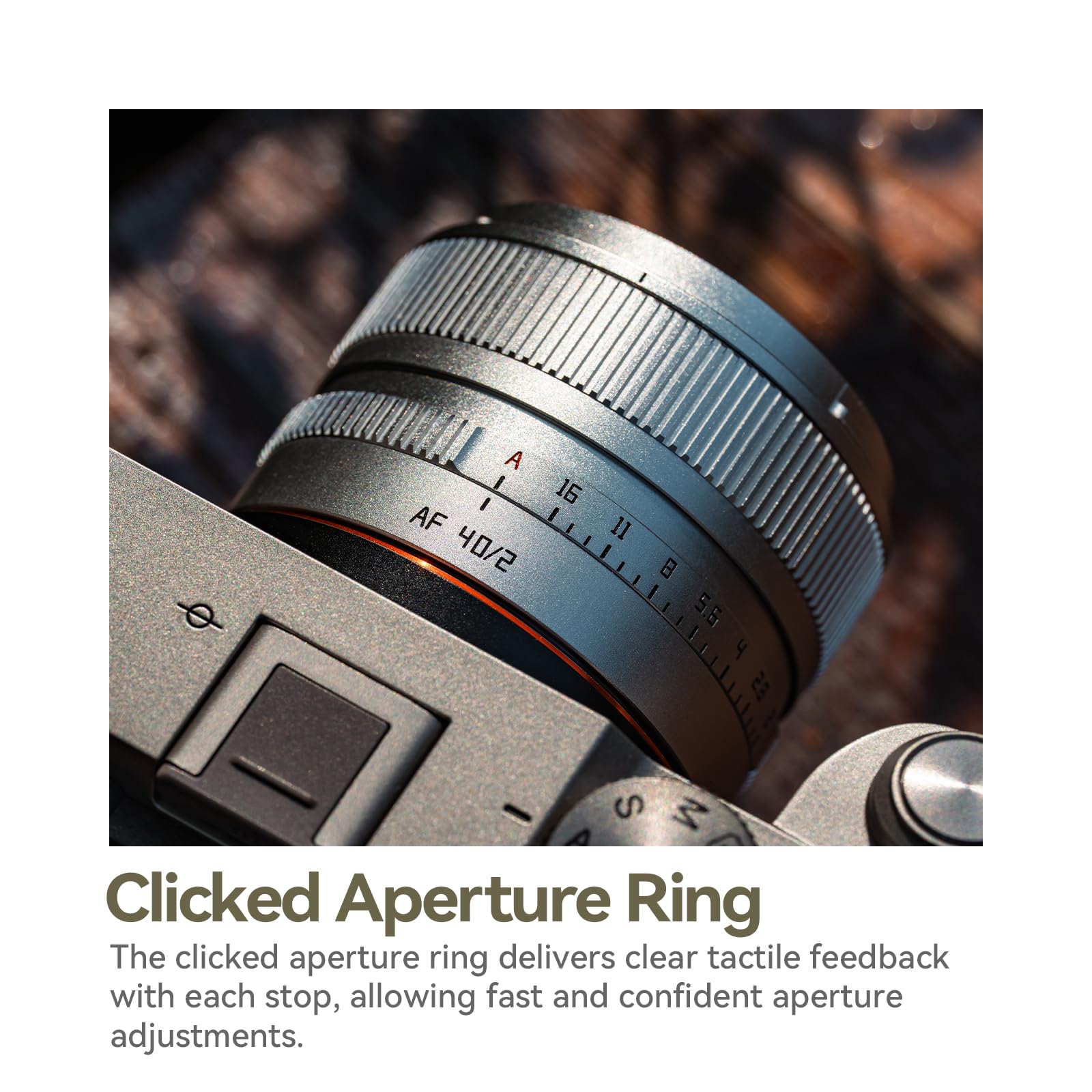 TTARTISAN AF 40 mm f/2 Silber für L-Mount, Vollformat 40 mm f2 Autofokus Prime Objektive für L-Mount (L, Silber)
