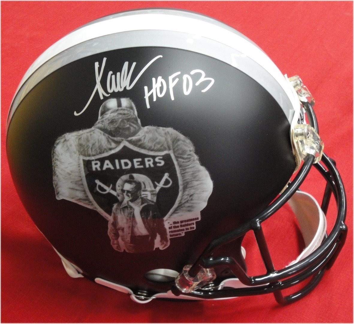 Amazon.com: Marcus Allen Hand Signed Auto Full Size Authentic