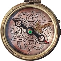 Vista 3 de Brújula de trabajo grabada con poema de J.R.R. Tolkien, regalo de aniversario y cumpleaños para él o ella