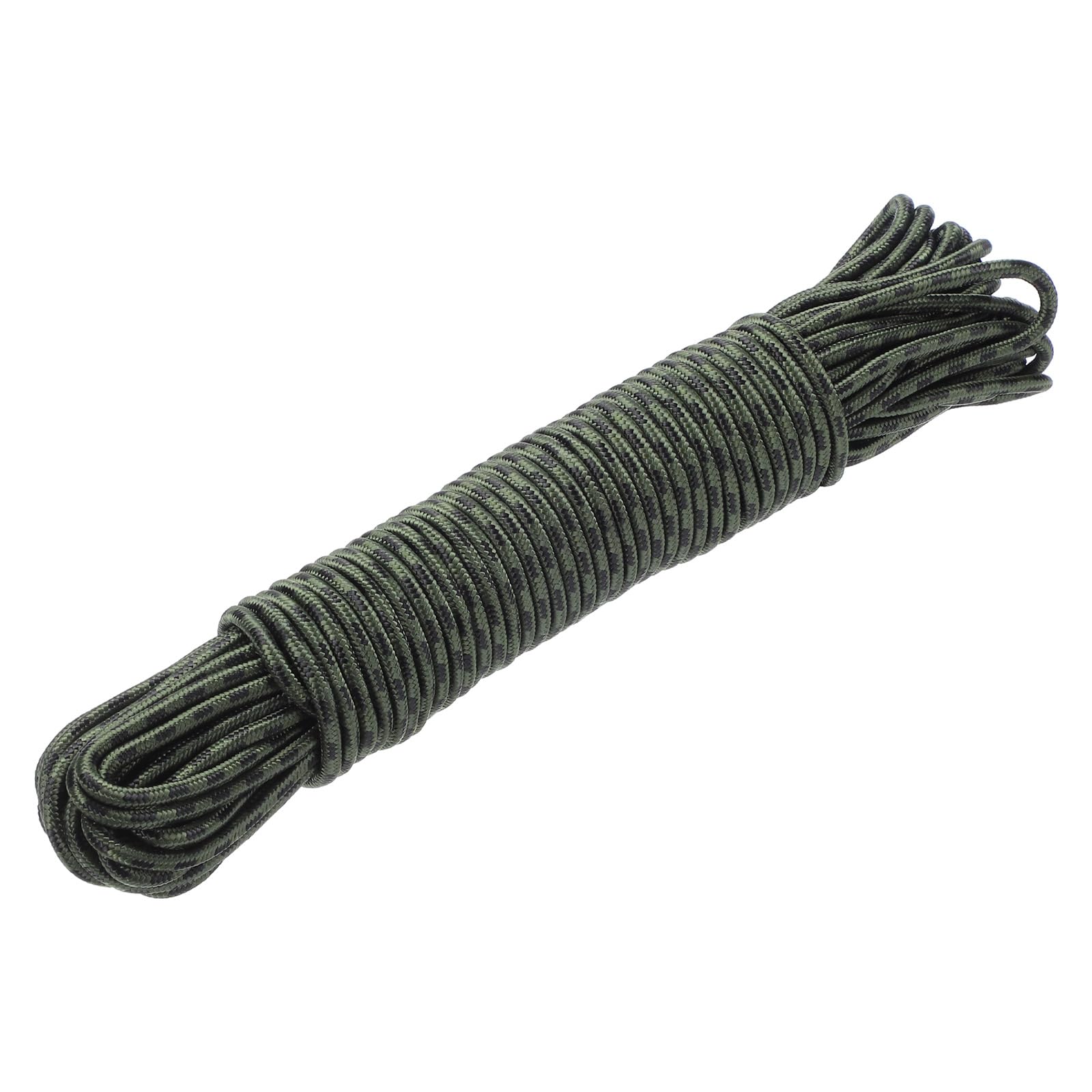 Cuerda de polipropileno trenzado de diamante verde 9 mm de alta resistencia para barcos y tendedero
