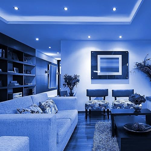 Miniatura 9 de Bombilla LED RGB MR16, bombilla MR16 rojo, verde y azul, 12 V 5 W, foco base GU5.3 pines, bombillas equivalentes a 50 W no regulables