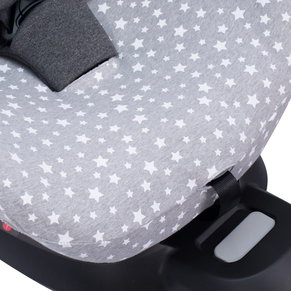 JYOKO Kids Fodera per seggiolino Auto Compatibile con Be Cool Jupiter (White Star)