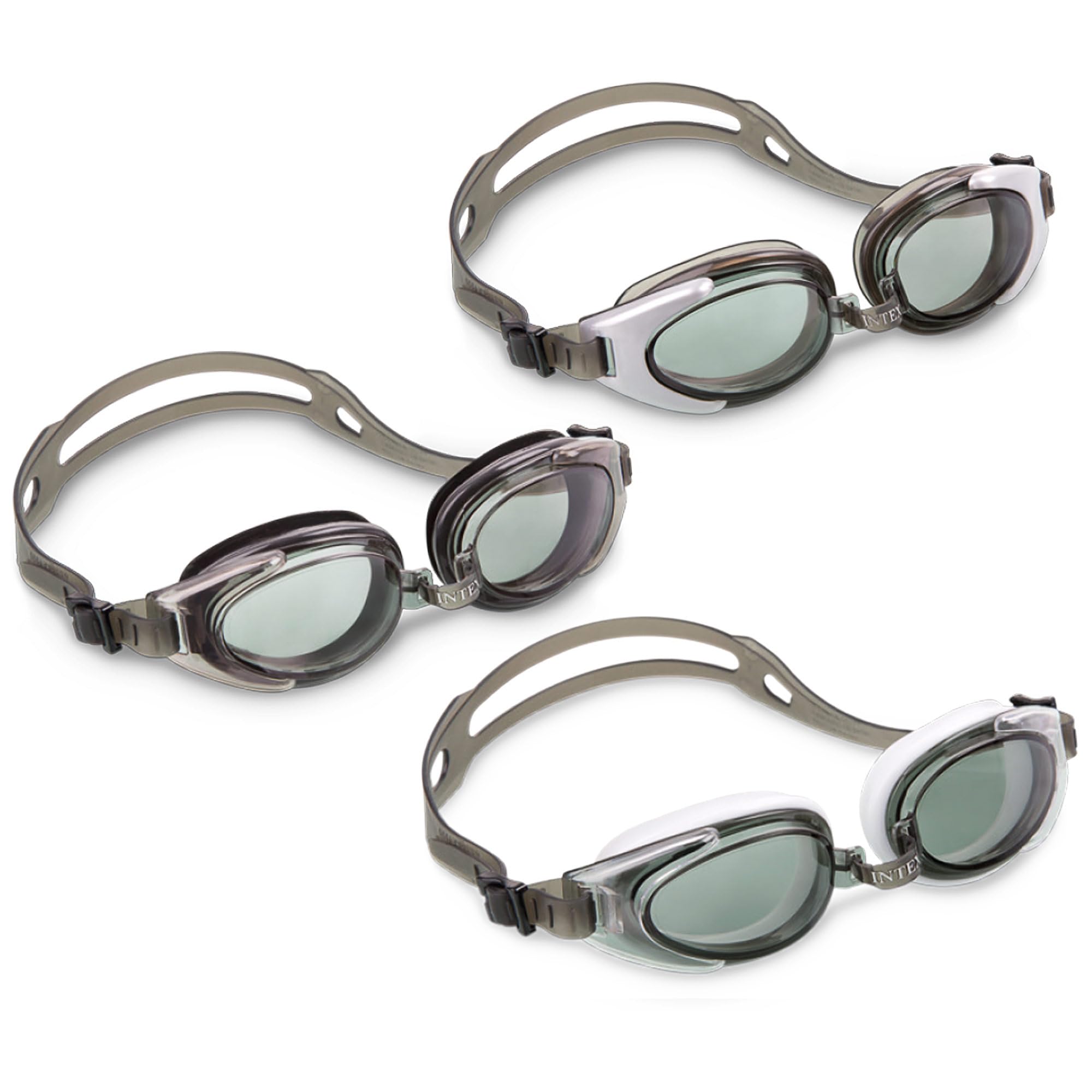 INTEX 55685 Swimming Goggles 14 Years, Black, 19.8 x 5 x 16.5 cm