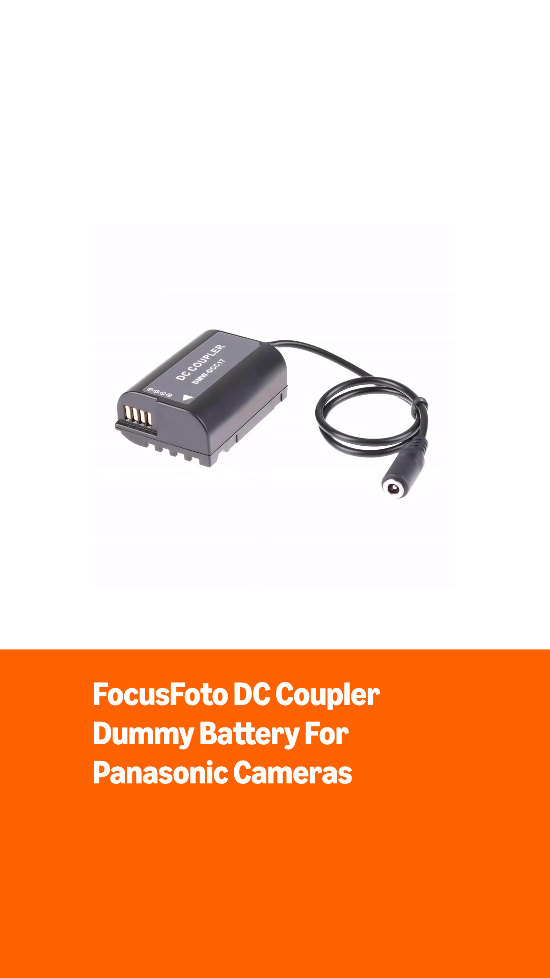 Amazon.com : FocusFoto Decoded DMW-BLK22 Dummy Battery DMW-DCC17