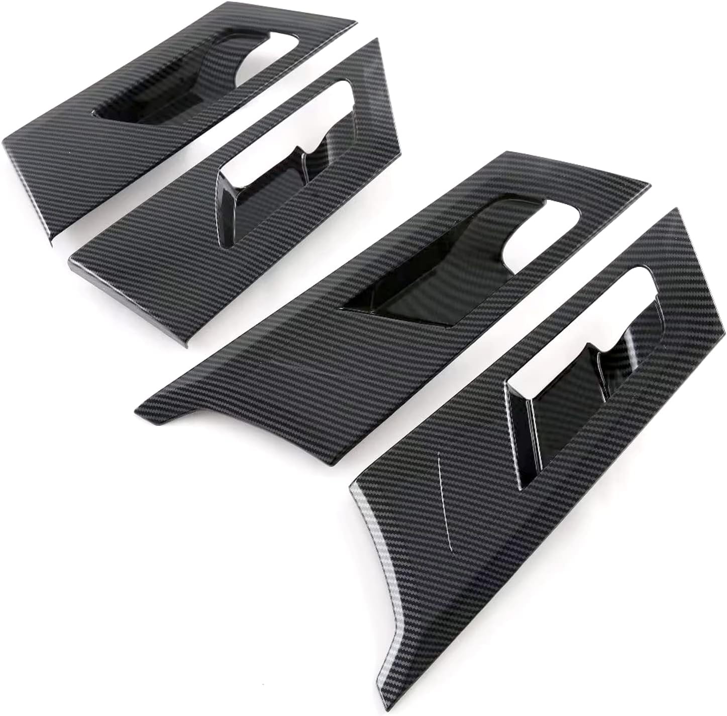 CTH for Mitsubishi Outlander 2022-2025 Interior Car Door Handle Bowl Decotative Panel Cover Trim Car Accessories 4pcs (Not fit for SEL, GT)