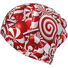 Skull Beanie Hat Baggy Slouchy Skull Chemo Beanies Cap Stretch Scarf Head Wrap Hip Hop Hats for Men Women Winter