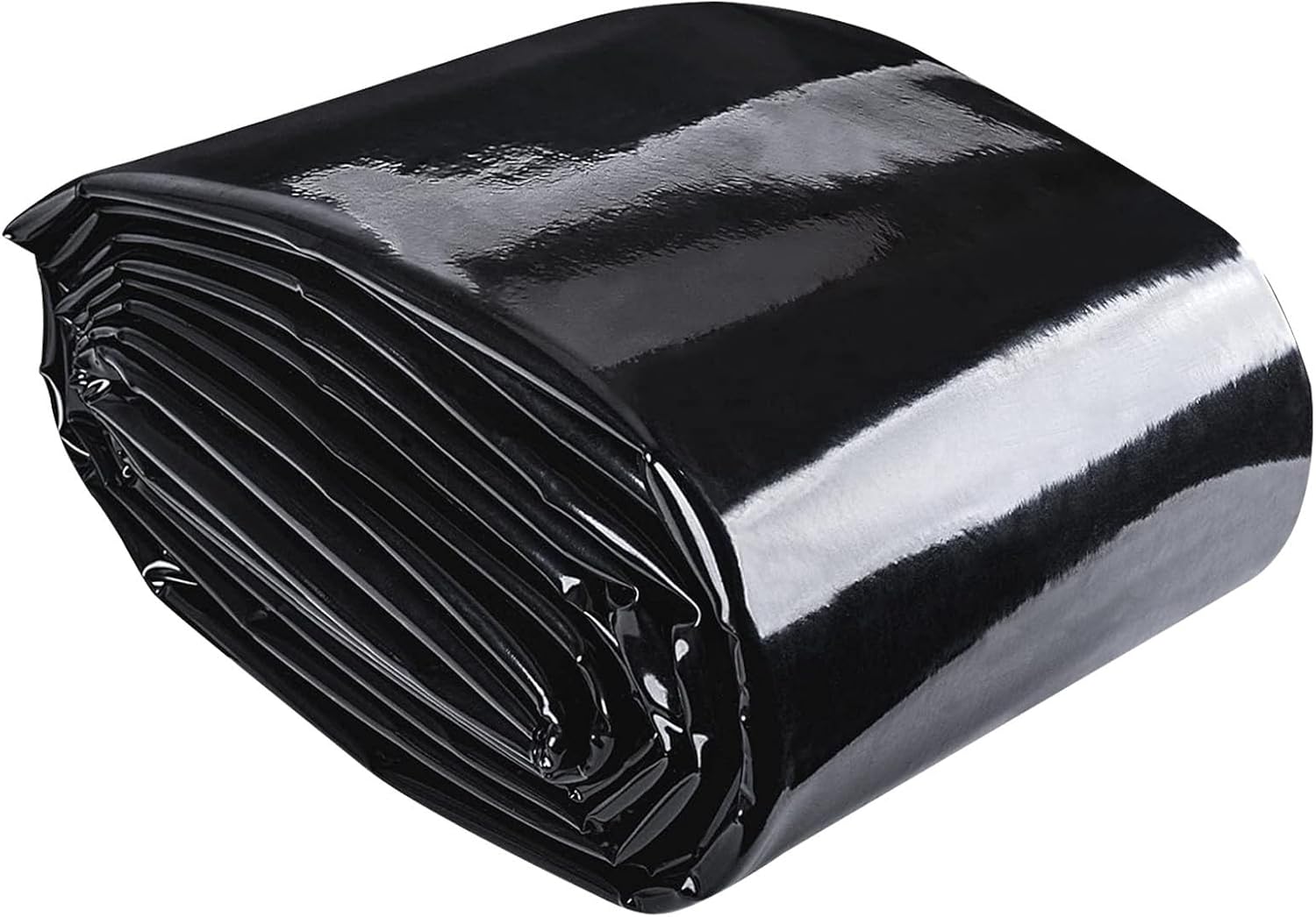 Pond Liner for Outdoor Ponds 4x6m 5x8m 6x10m 8x12m 10x15m Tarpaulin Sealing Film Pond Membrane for Koi Ponds Aquaculture and Water Gardens, Black Pond Lining Film(6.5x26.2ft)