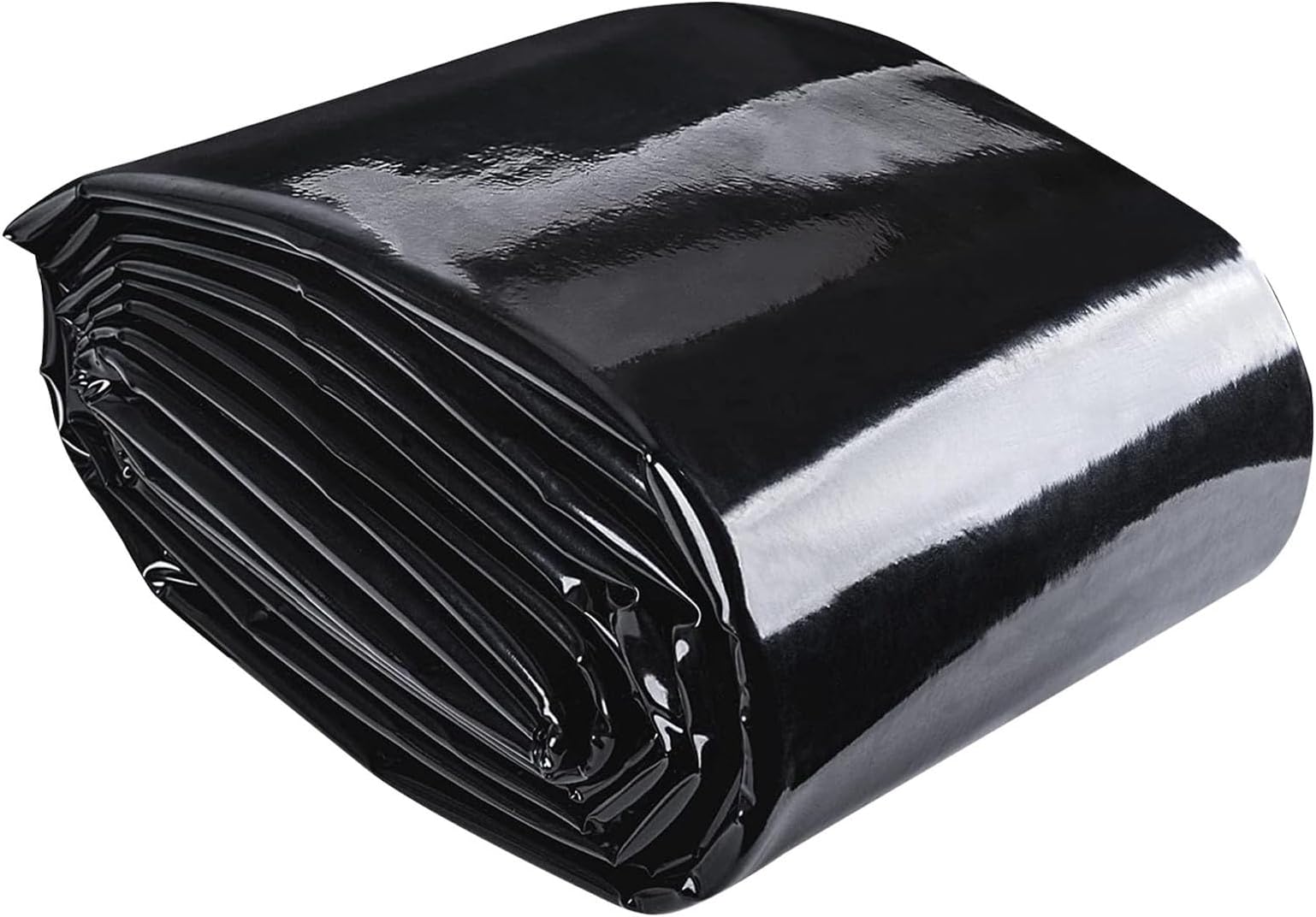 Pond Liner for Outdoor Ponds 4x6m 5x8m 6x10m 8x12m 10x15m Tarpaulin Sealing Film Pond Membrane for Koi Ponds Aquaculture and Water Gardens, Black Pond Lining Film(6.5x13.1ft)