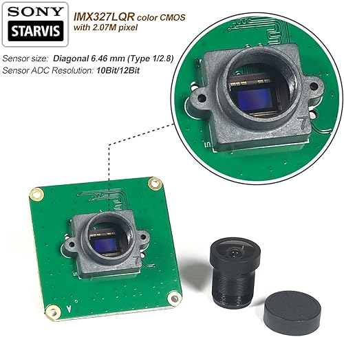 Miniatura 2 de innomaker Raspberry Pi Módulo de cámara industrial STARVIS IMX327LQR Color CMOS Sensor 213M Pixel para Rasp Pi 4 3B 3B A CM3 CM3 CM4 compatible con