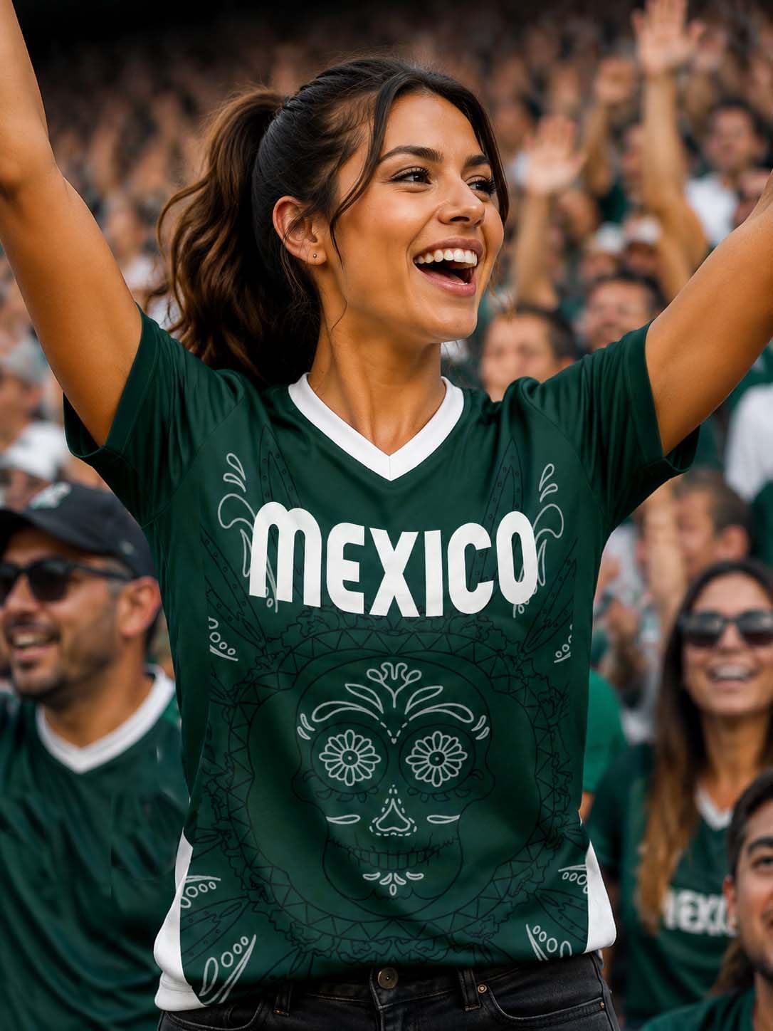 Soccer Cup 2026 Jersey Shirts for Women National Jersey Soccer Mom Shirts V Neck Short Sleeve Top Game Day Outfit S-2XL