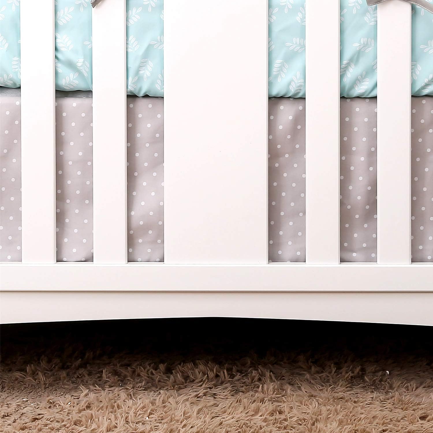 3Piece Jungle Theme Baby Crib Bedding Set for Boys Baby Girl Nursery Bedding Neutral Grey Lion Giraffe | Fitted Sheet, Crib Comforter, Dust Ruffle : Baby