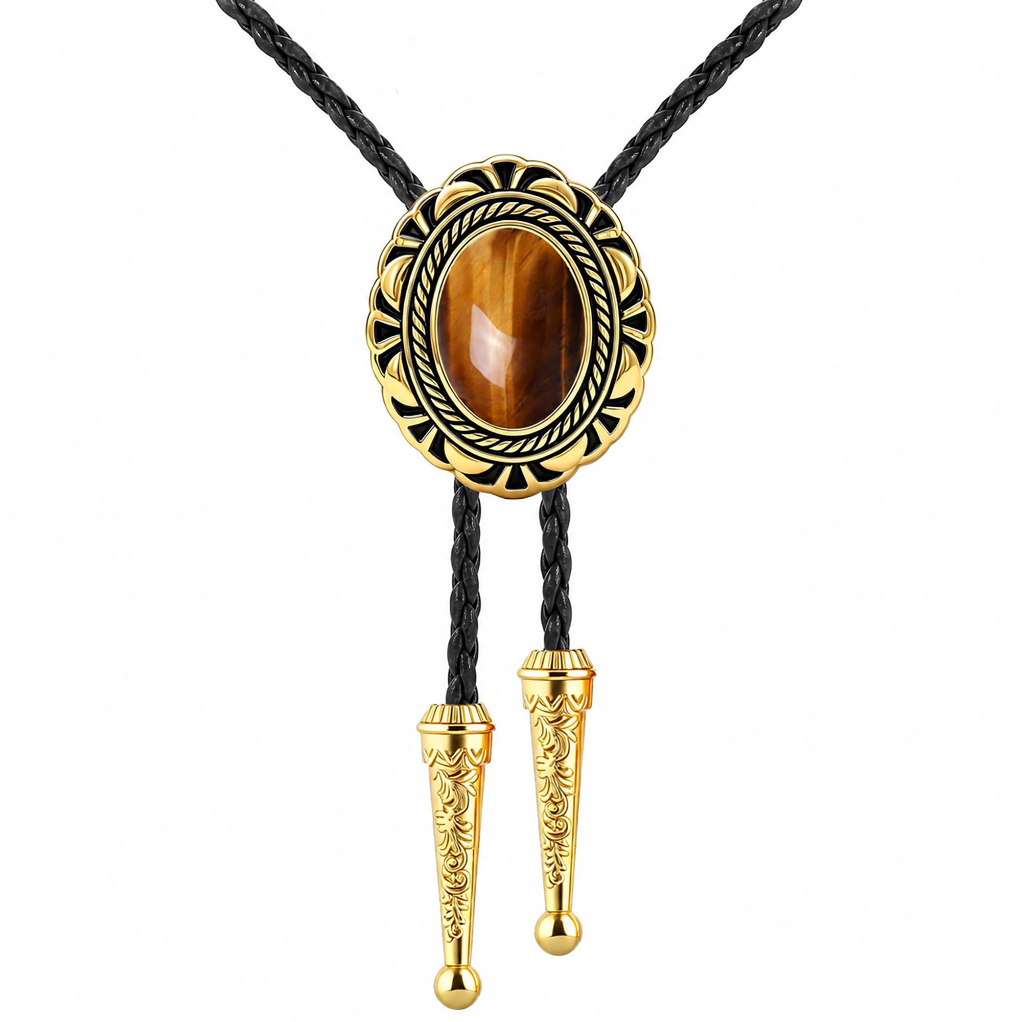 GelConnie Bolo Tie for Men Women Vintage Western Cowboy Necktie Adjustable