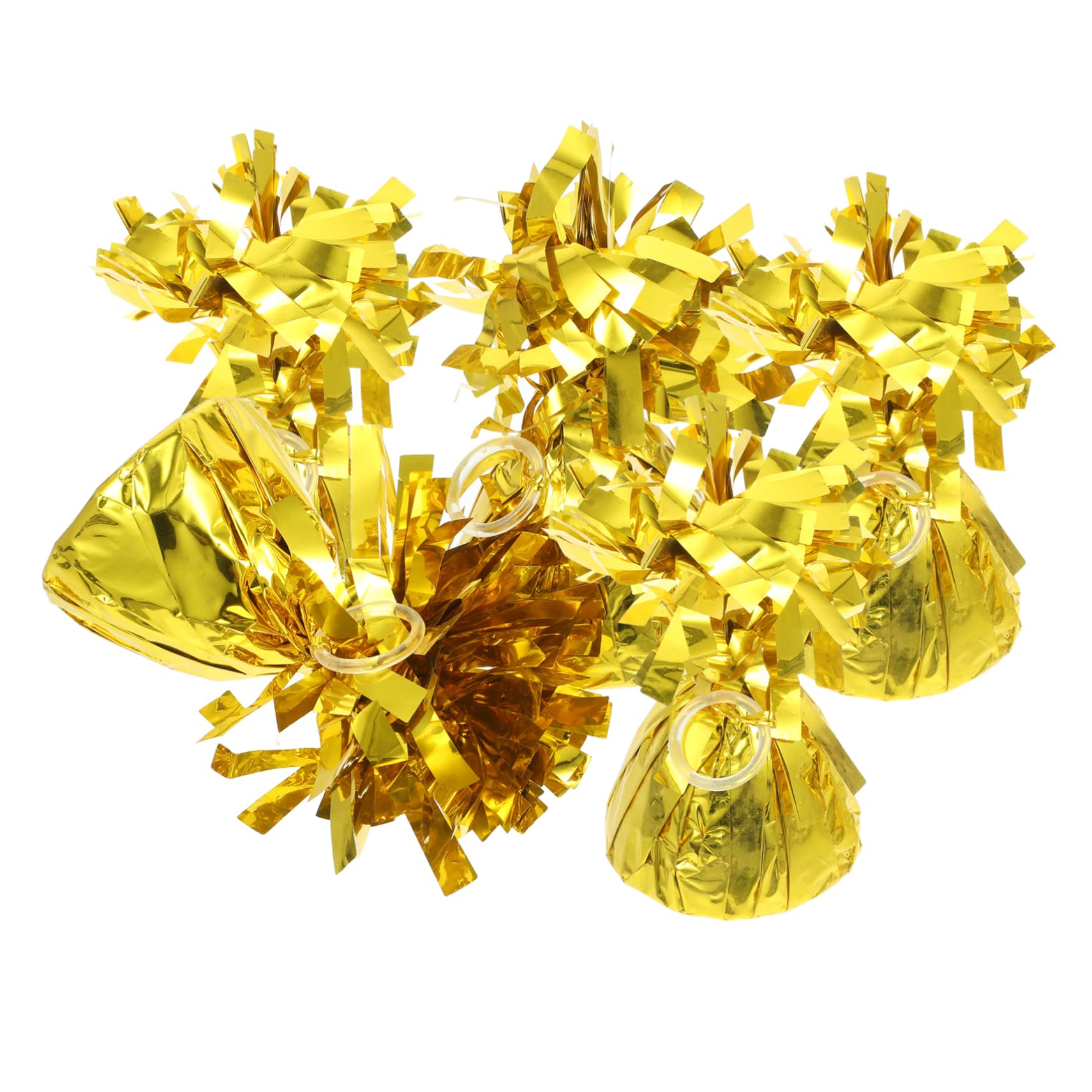 Pesi per Palloncini in Blocco Oro 5 Pezzi in Alluminio | Calcestruzzo, per Party e Tavolo da Pranzo, Riutilizzabili, Adatti a Lattice e Helium