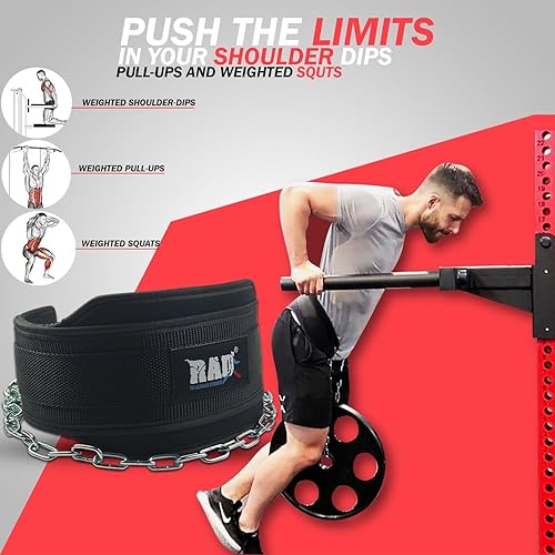 Miniatura 2 de RAD Cinturón de inmersión para levantamiento de pesas con cadena. Cinturón de inmersión para levantamiento de pesas