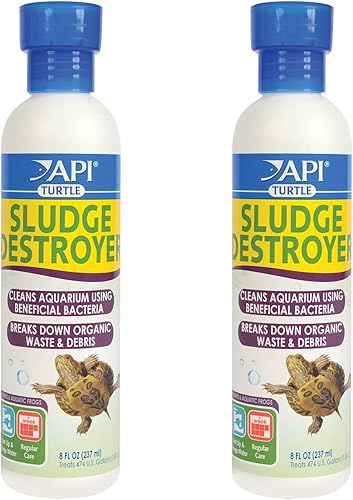 Miniatura 8 de API Productos de tortuga removedor de lodos para limpiar el acuario acondicionador de agua para hacer que el agua del grifo sea segura para las