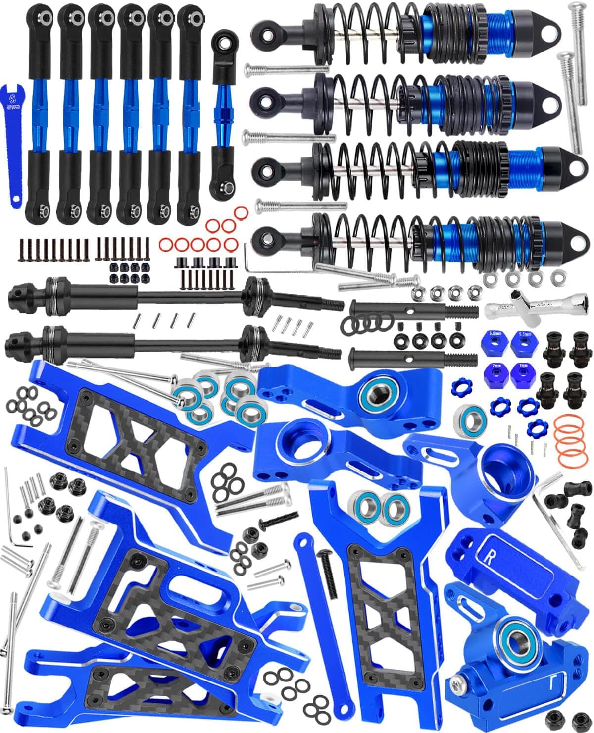 Slash Rpm Parts RC Front Rear Shock Tower Upgrade Parts For
