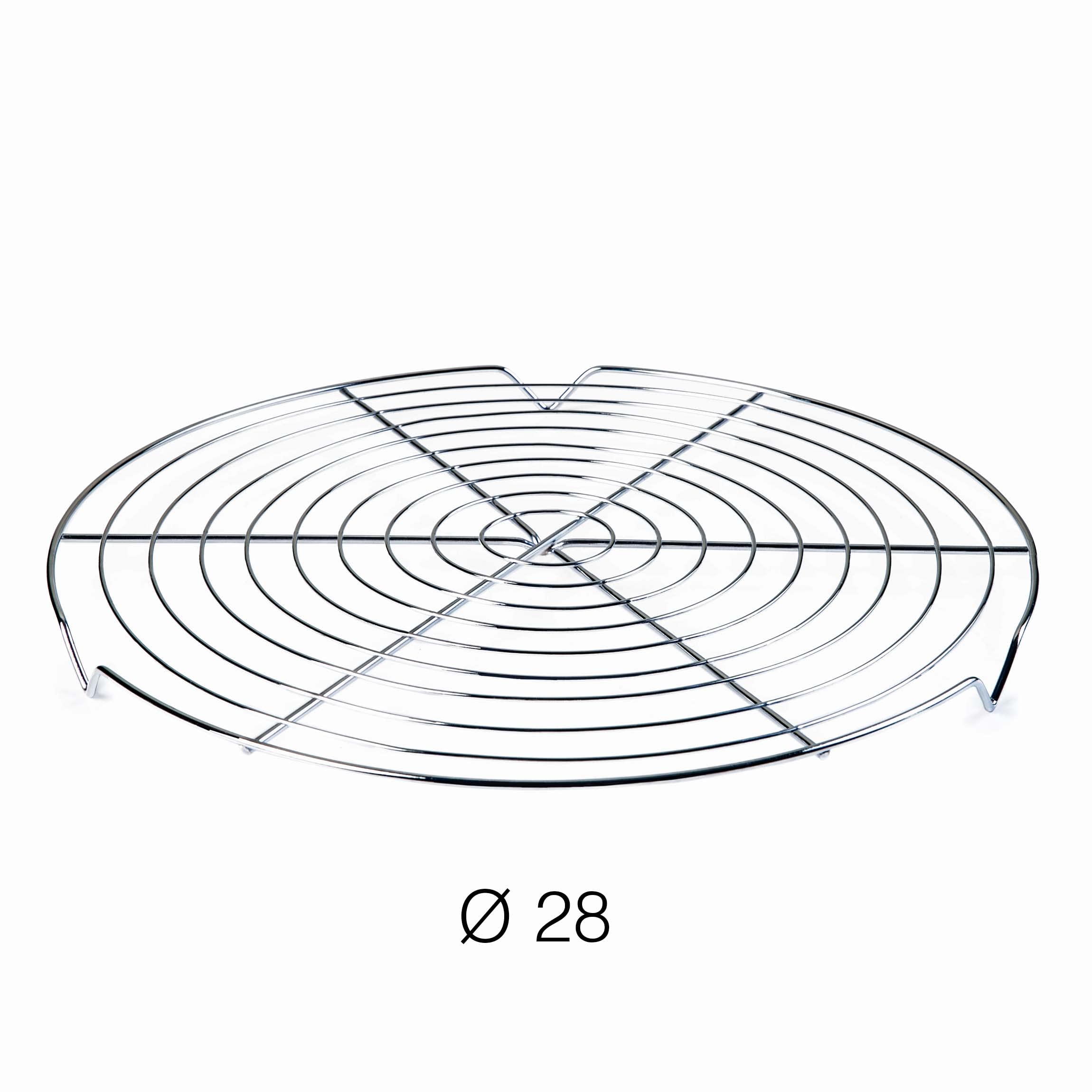 Grille pour Refroidir Pâtisserie en Acier chromé LACOR 66916 Ø 28 x 2 cm