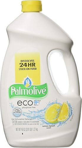 Palmolive Eco - Detergente en gel de 45 onzas para el lavavajillas, aroma de limón (el embalaje puede variar)