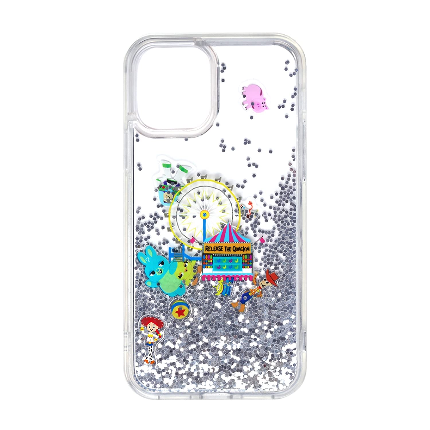 Premium Style グリッターケース iPhone 12 mini用 トイ・ストーリー PG-DLQ20F05TOY