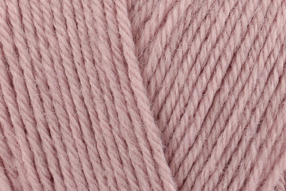 Sirdar Country Classic 4 Ply Crochet Yarn, Wool & Acrylic Blend Crochet Knitting Wool for Tops, Jumpers, Sweaters - 50g Balls - Rose Pink (955) - Pack of 5