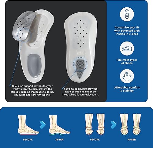 Miniatura 5 de Walkfit Platinum Orthotics- Tamaño E (W 9 - 9.5/M 8- 8.5)