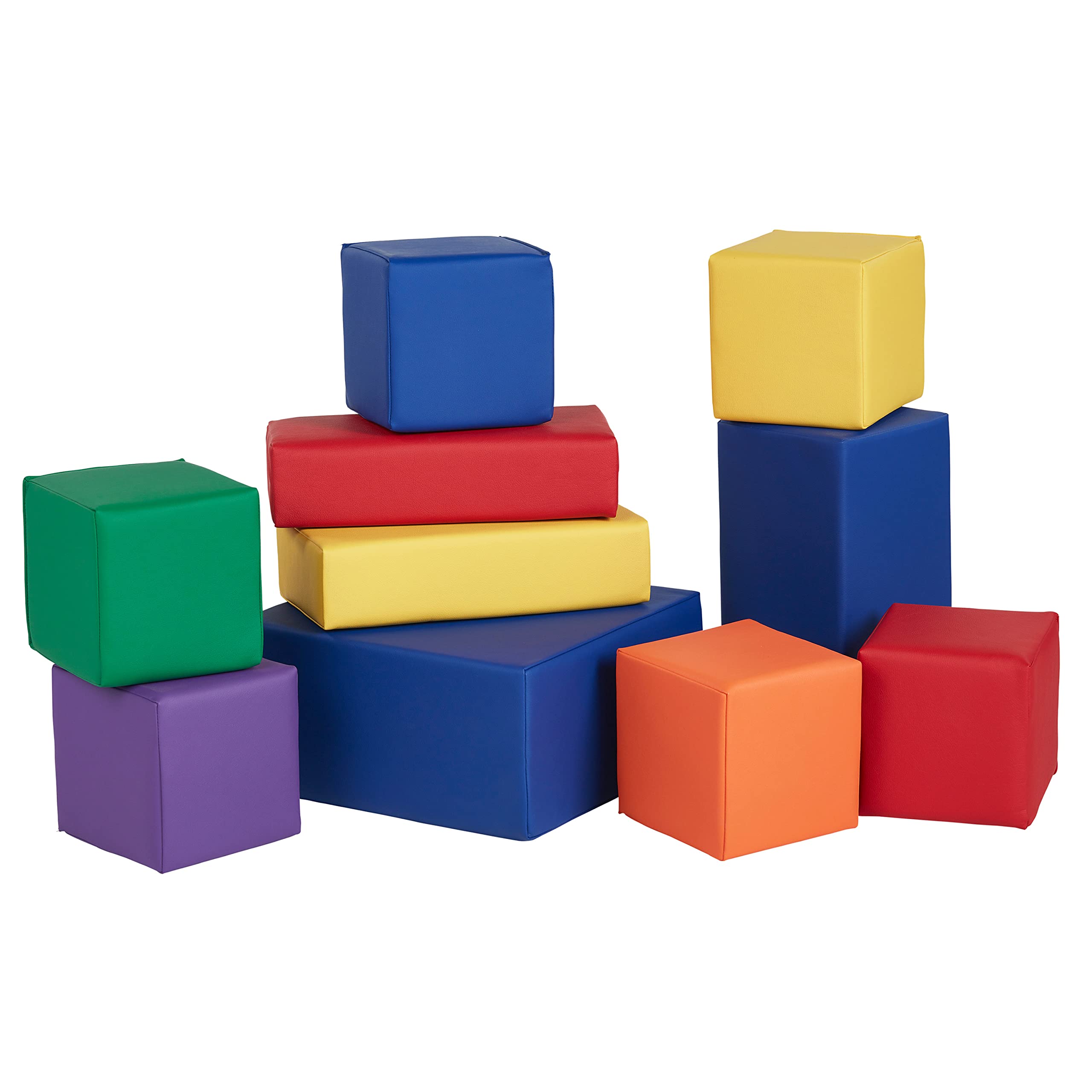 Factory Direct Partners SoftScape Stack a Block Big Foam Construction  | amzdealz