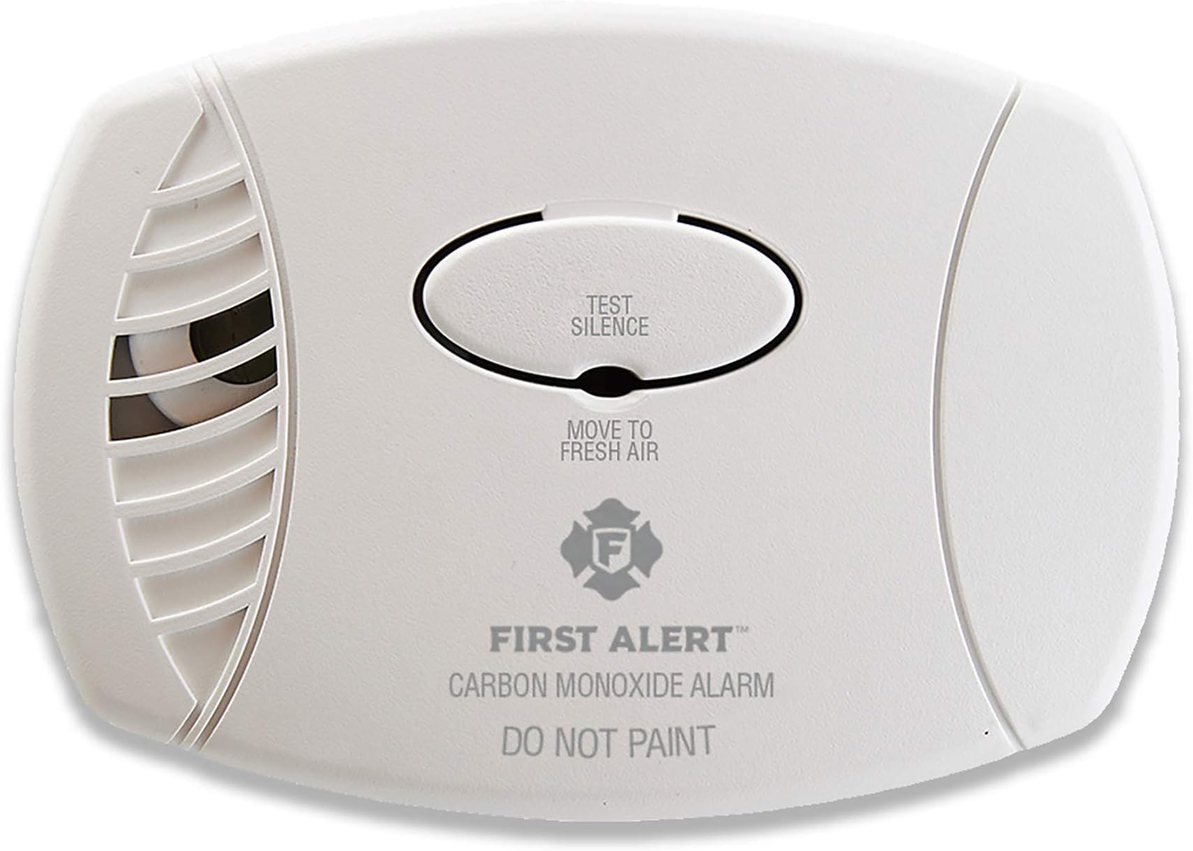 Carbon Monoxide Detector, Plug-In Alarm with Test & Silence Button, CO600, White, 1-Pack