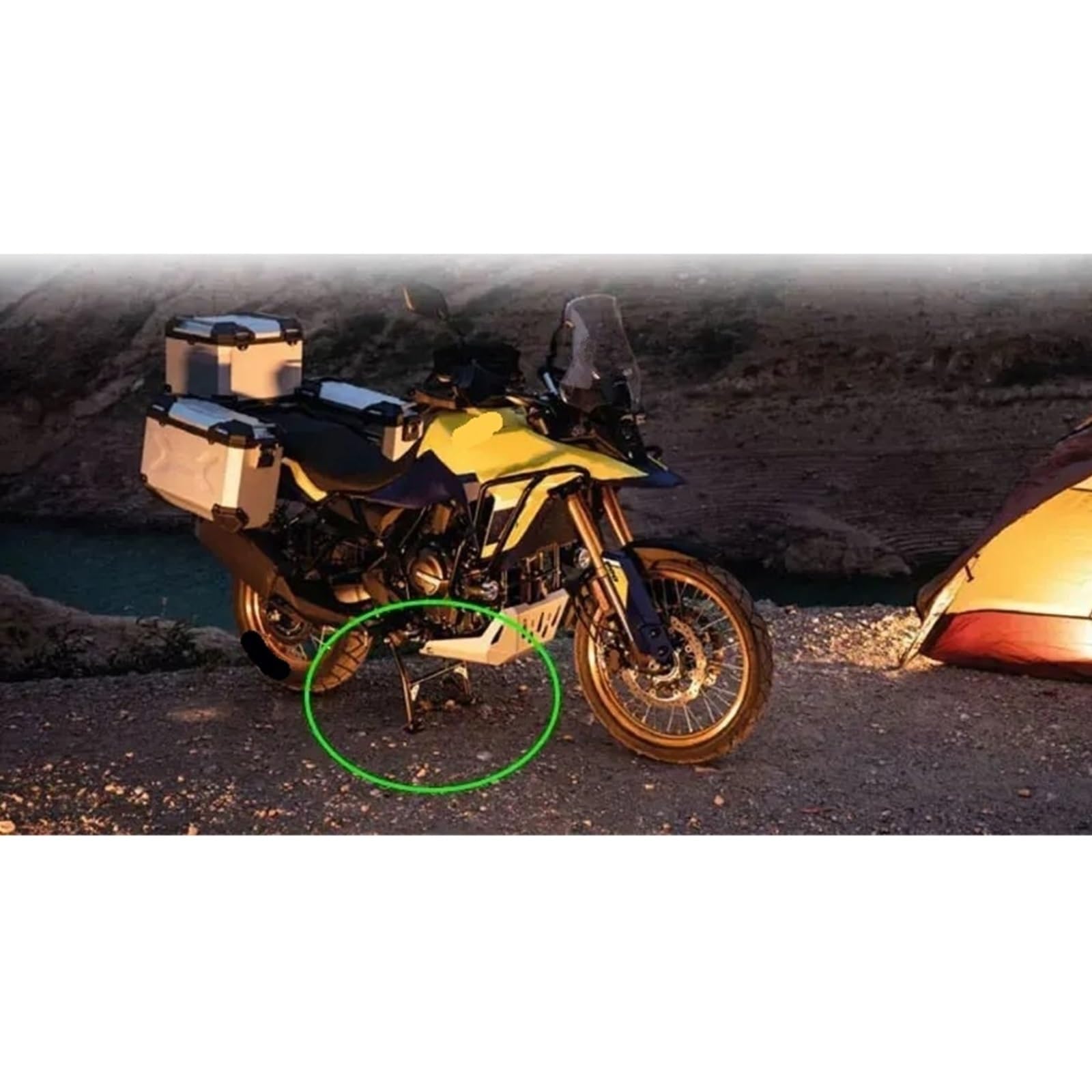 Cavalletto alzamoto Per SUZUKI Per V-STORM 800DE /SE/RE 22-25 Cavalletto Centrale Supporto Per Cavalletto Di Parcheggio Supporto Per Moto(V-STROM 800 DE)