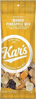 Kar’s Nuts Unsalted Mango Pineapple Trail Mix, 1.5 oz Individual Snack Packs – Bulk Pack of 72, Gluten-Free Snack Mix