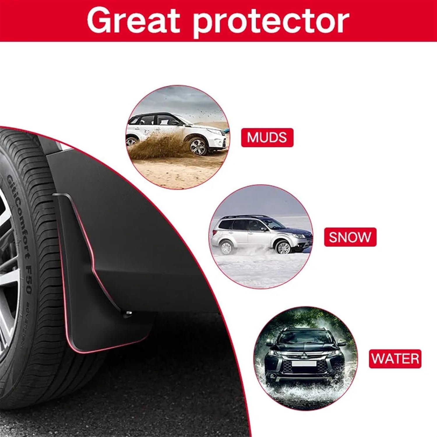 Car Fender Accessories Fit for hyundais Elantra Avante AD 2016~2022 Car Mudflaps Splash Guards Mud Flaps Front Rear fenders Flares Mudguards Accessories