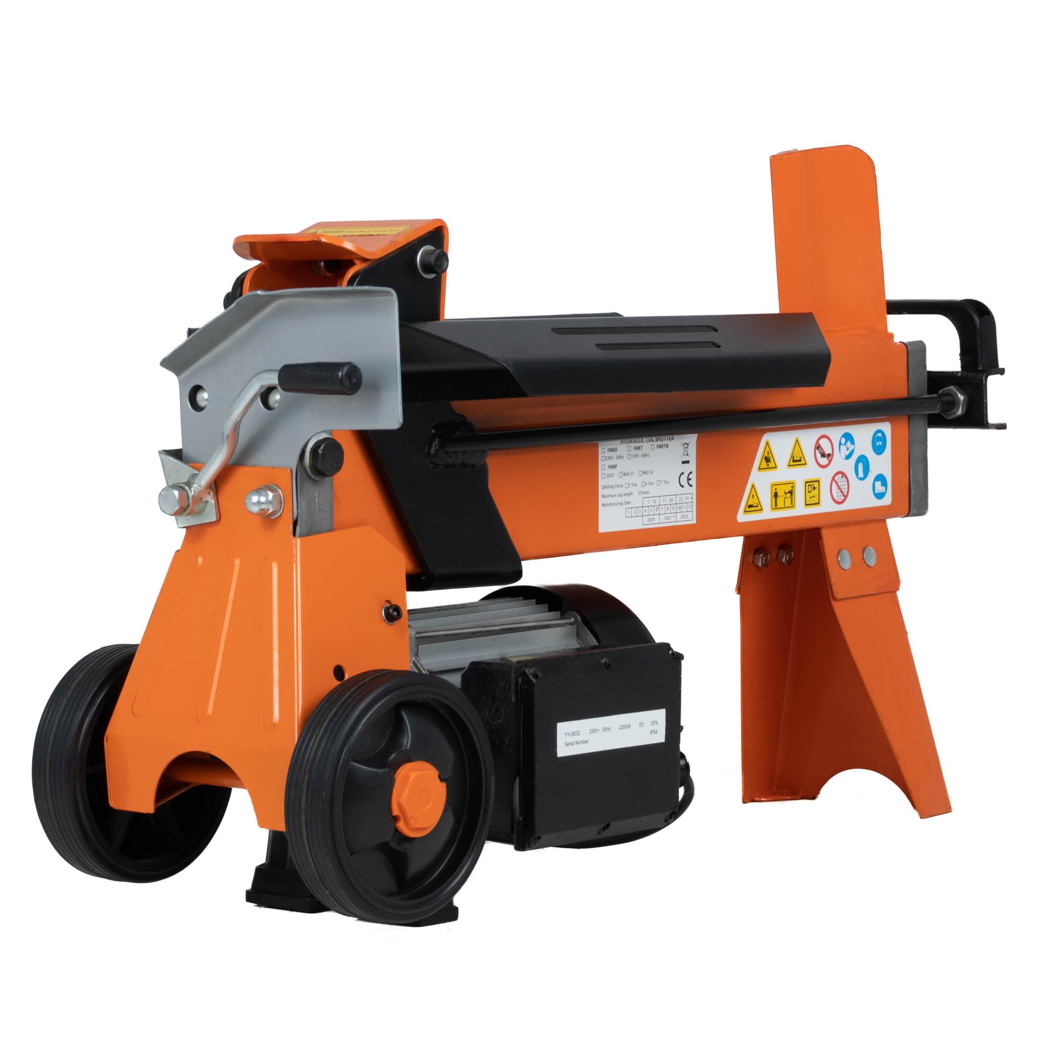 Forest Master 5 Ton Spaccalegna orizzontale con 2200W motore elettrico